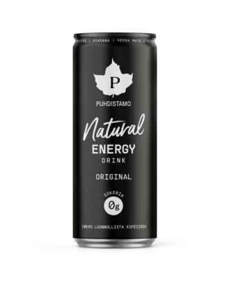 Puhdistamo Natural Energy Drink, 330 ml, Original