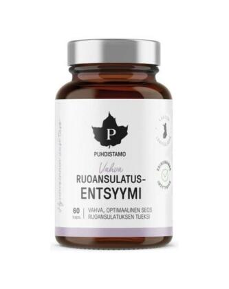 Puhdistamo Vahva Ruoansulatusentsyymi, 60 kaps.