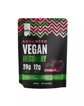 Puls Advanced Vegan Recovery, 500&nbsp;g, Strawberry