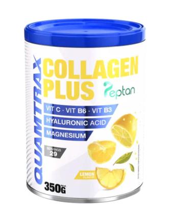 Quamtrax Collagen Plus with Peptan, 350 g, Lemon