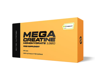 SCITEC Mega Creatine Monohydrate (Creapure) 1320, 120 kaps.