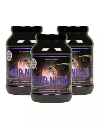 Big Buy: 3 kpl Supermass Nutrition GOOD NIGHT (3&nbsp;kg)