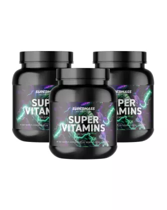 Big Buy: 3 kpl Supermass Nutrition SUPER VITAMINS (540 kaps.)