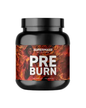 Supermass Nutrition PRE BURN 300 g, Raspberry Boats