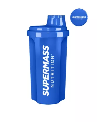 Supermass Nutrition Shaker, 700 ml, Sininen (Poistuva malli)