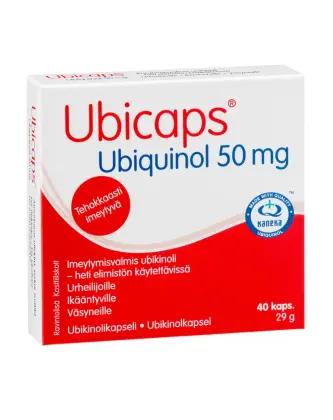Ubicaps® Ubiquinol 50 mg, 40 kaps.