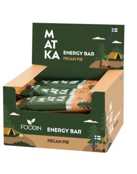 12 kpl Foodin MATKA Energy Bar, 50&nbsp;g, Pecan Pie