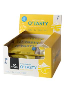 15 kpl Foodin O`Tasty Oat Bar, 25&nbsp;g, Lemon Cheesecake