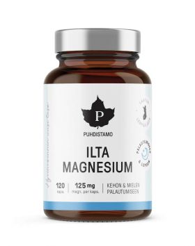 Puhdistamo Ilta Magnesium, 120 kaps.