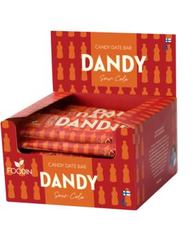 18 kpl Foodin Dandy Candy Date Bar, 35&nbsp;g, Sour Cola