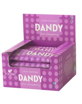 18 kpl Foodin Dandy Candy Date Bar, 35&nbsp;g, Sour Raspberry
