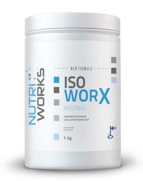 Nutri Works Iso Worx Lactose Free, 1 kg, Maustamaton