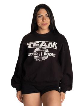 Better Bodies Team Oversized Sweater, Black