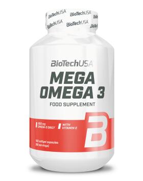 BioTechUSA Mega omega-3, 180 kaps.