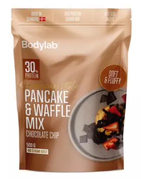 Bodylab Pancake & Waffle Mix, 500&nbsp;g, Chocolate Chip