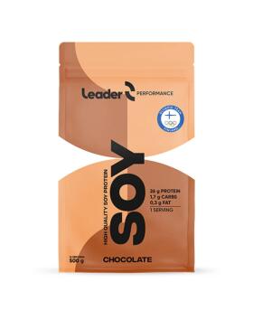Leader Performance Soy Protein, 500&nbsp;g, Chocolate