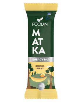 Foodin MATKA Energy Bar, 50&nbsp;g, Banana Bread