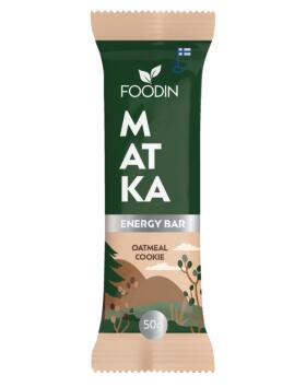 Foodin MATKA Energy Bar, 50&nbsp;g, Oatmeal Cookie