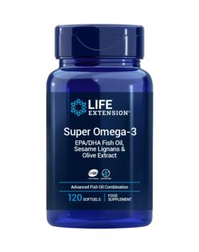 LifeExtension Super Omega-3, 120 kaps.