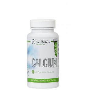 M-Natural Calcium 125 mg, 60 kaps.