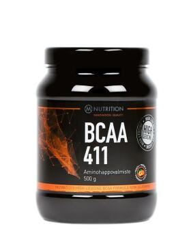M-Nutrition BCAA 411 500&nbsp;g Persikka (Poistuva maku)