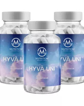 Big Buy: 3 kpl M-Nutrition Hyvä Uni (360 kaps.)