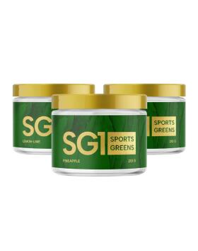 Big Buy: 3 kpl M-Nutrition Sports Greens 1 (630&nbsp;g)