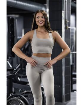 M-Sportswear Outlet Longline Sports Bra, Sand