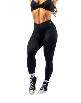 NEBBIA V-Shaping Belt Leggings Strong Beauty 425, Black