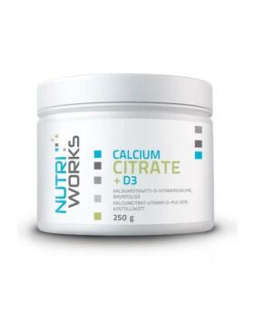 Nutri Works Calcium Citrate + D3, 250&nbsp;g