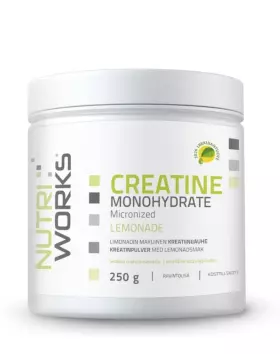 Nutri Works Creatine Monohydrate, 250&nbsp;g, Lemonade