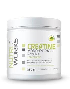 Nutri Works Creatine Monohydrate, 250&nbsp;g, Lemonade