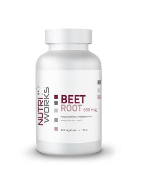 Nutri Works Beet Root 650 mg, 120 kaps.