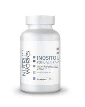 Nutri Works Inositol Folic Acid B12, 90 kaps.