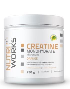 Nutri Works Creatine Monohydrate, 250&nbsp;g, Orange