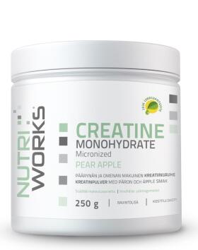 Nutri Works Creatine Monohydrate, 250&nbsp;g, Pear-Apple