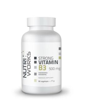 Nutri Works Strong Vitamin B3 500 mg, 90 kaps.
