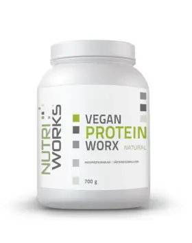Nutri Works Vegan Protein WorX 700 g, Natural (maustamaton)