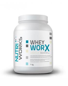 Nutri Works Whey WorX With Lactase & Digestive Enzymes, 1&nbsp;kg