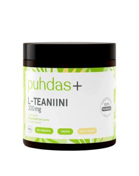Puhdas+ L-teaniini 200 mg, 40&nbsp;g