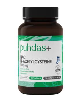 Puhdas+ NAC 300 mg, 60 kaps.