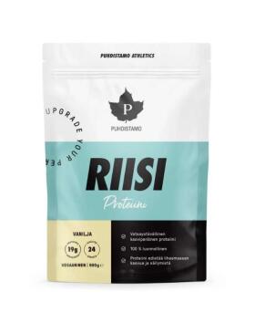 Puhdistamo Athletics Riisiproteiini 600&nbsp;g, Vanilja