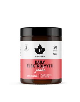 Puhdistamo Daily Elektrolyyttijauhe, 100&nbsp;g, Vesimeloni