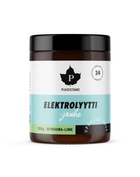 Puhdistamo Elektrolyyttijauhe, 120&nbsp;g, Sitruuna-Lime
