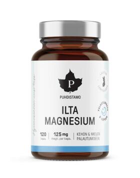 Puhdistamo Ilta Magnesium, 120 kaps.