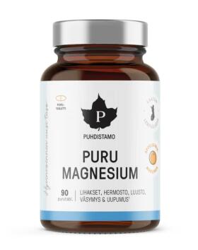 Puhdistamo Puru Magnesium, 90 tabl. (11/26)