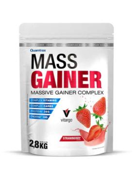 Quamtrax Mass Gainer, 2,8 kg, Strawberry