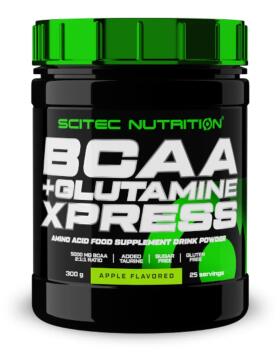 Scitec BCAA + Glutamine Xpress, 300&nbsp;g, Apple