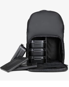 Smartshake Meal Prep Backpack with 4 Food Containers and 2 Ice Packs