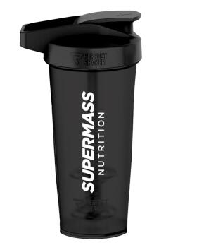 Supermass Nutrition Premium Shaker, 828 ml, Musta